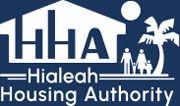 Hialeah Housing Authority Logo located in the footer.